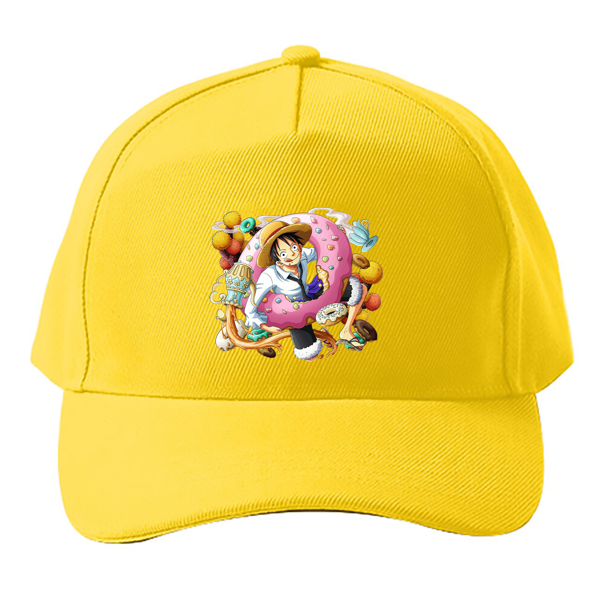 （画像用） ワンピース モンキー・D・ルフィ ONE PIECE Monkey D. Luffy ベースボールキャップ 綿100％ 男女兼用 帽子 スポーツ